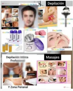 Masajes depilación videollamada fotos vídeos chat domicilio